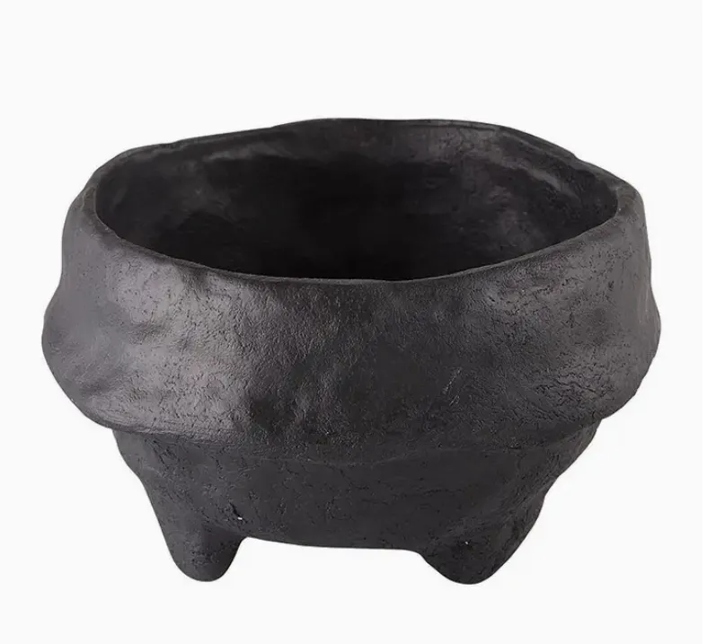 Plaster Bowl- black