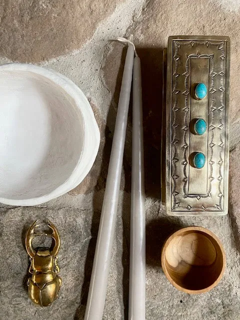 Plaster Bowl- white