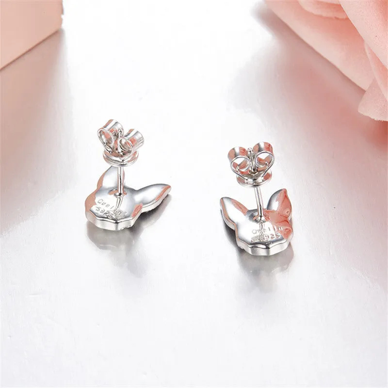 Puppy Wang Wang Petite Pierre French Bulldog Stud Earrings