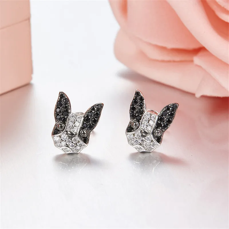 Puppy Wang Wang Petite Pierre French Bulldog Stud Earrings