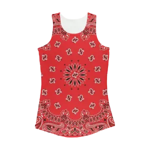 Red Bloods Bandana Women Performance Tank Top