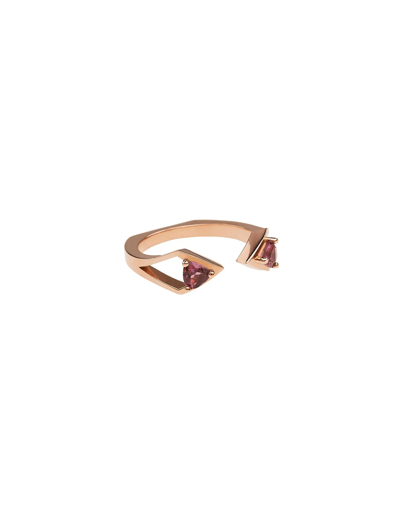 Reflection Gold Wedding Bands Interlocking Ring Set in Gold Or Platinum
