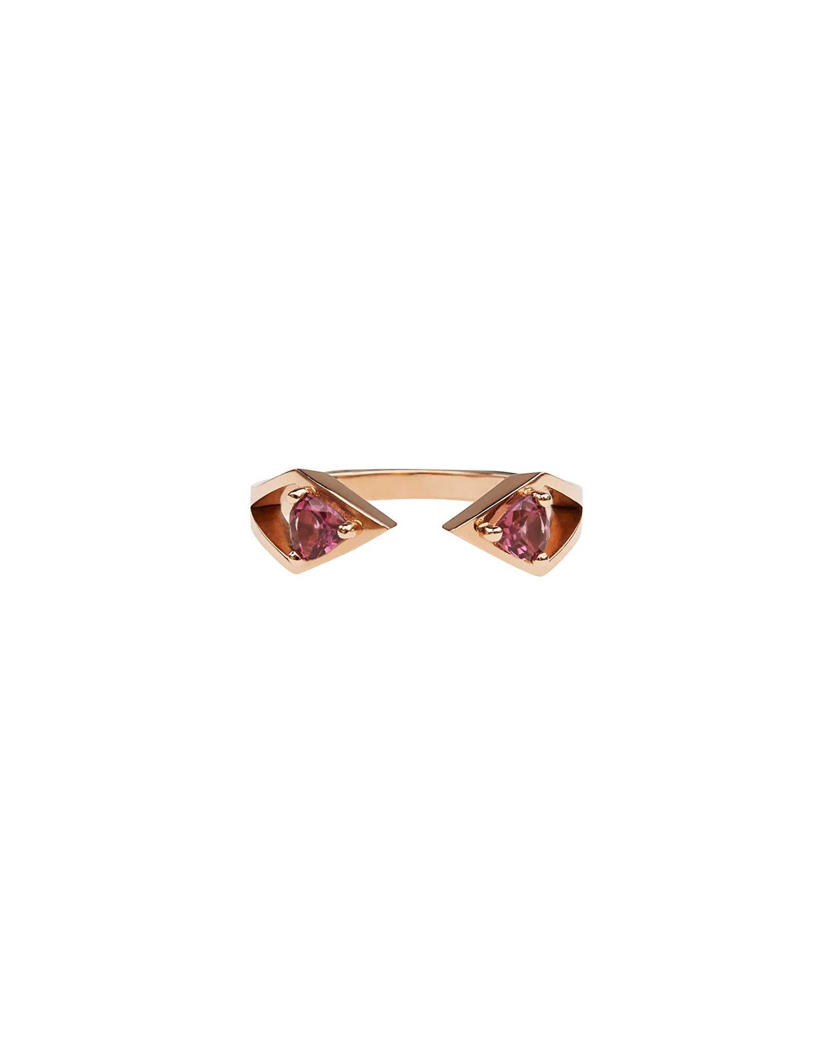 Reflection Gold Wedding Bands Interlocking Ring Set in Gold Or Platinum