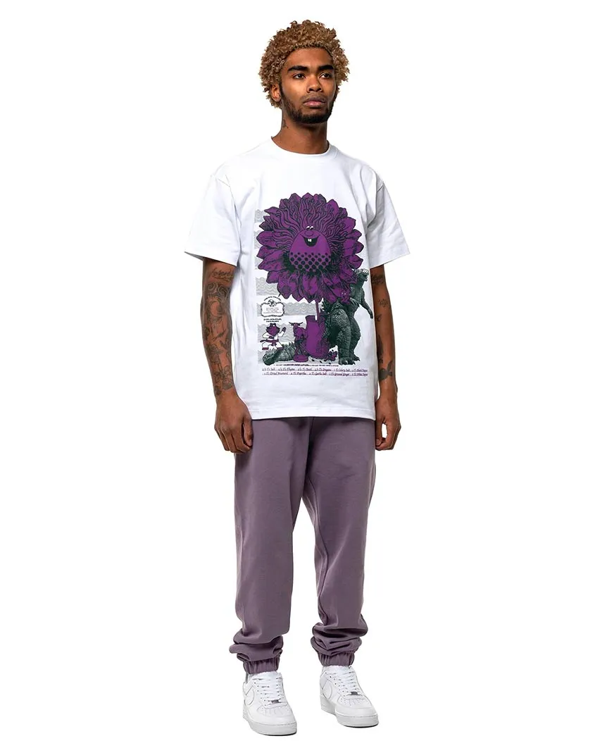 Rhek S/S Tee White Purple