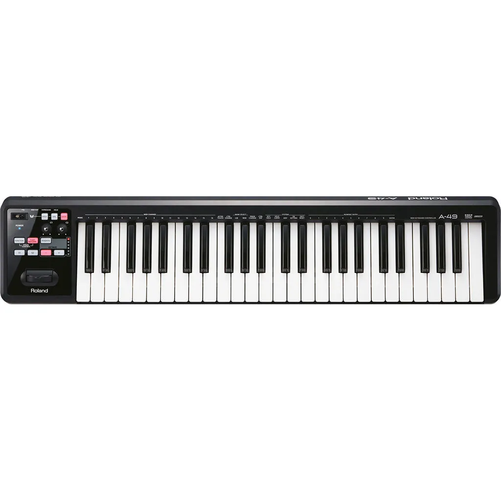 Roland A49BK Midi Keyboard Controller - Black