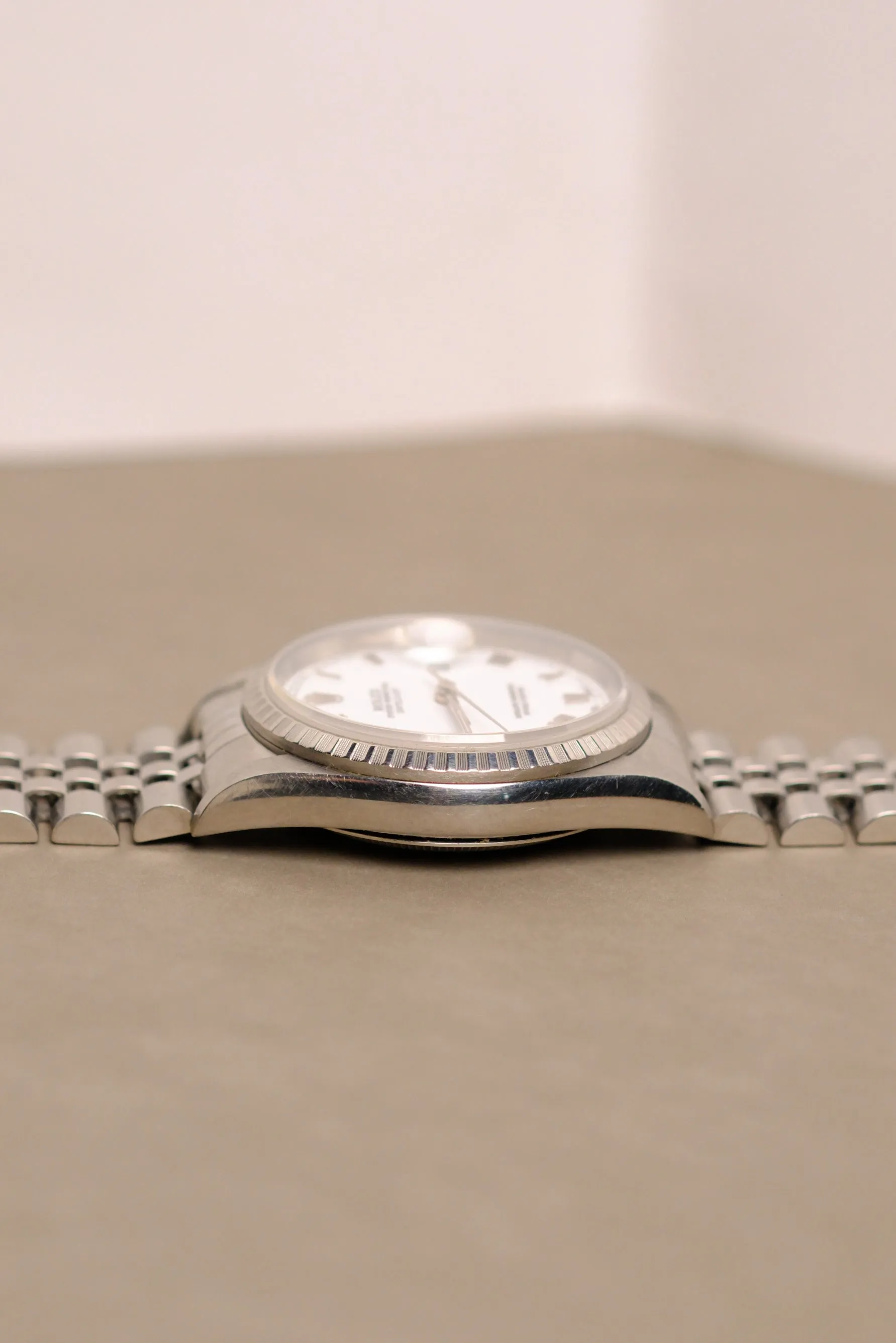Rolex Datejust 16220 White Enamel Roman Dial - 1999