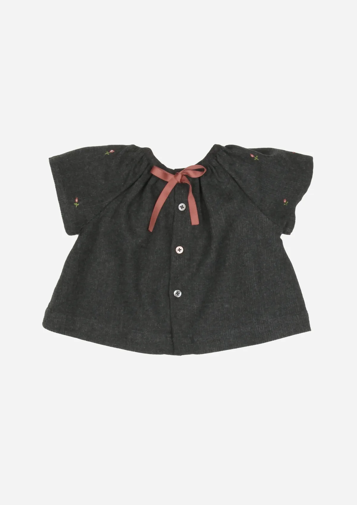 Rose Buds Top with Bloomer, Anthracite