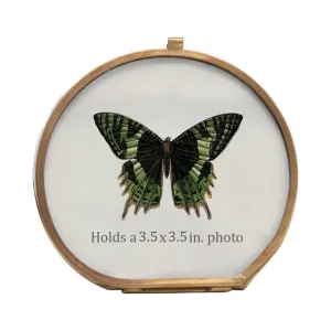ROUND BRASS 3X5 FRAME