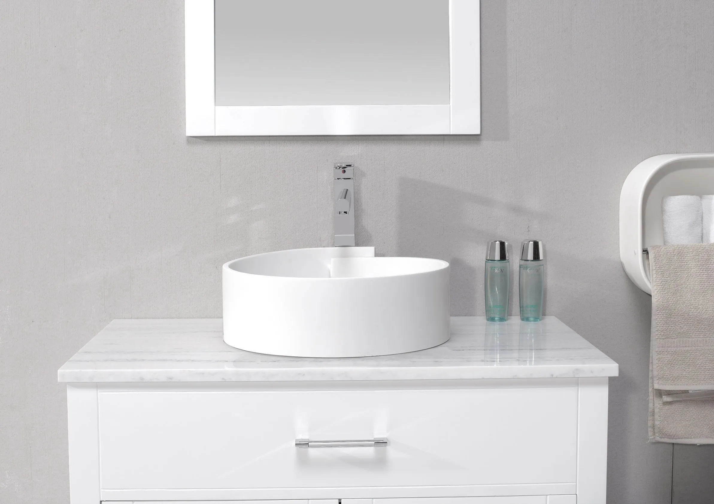 Round Stone Basin - 420mm - B1051
