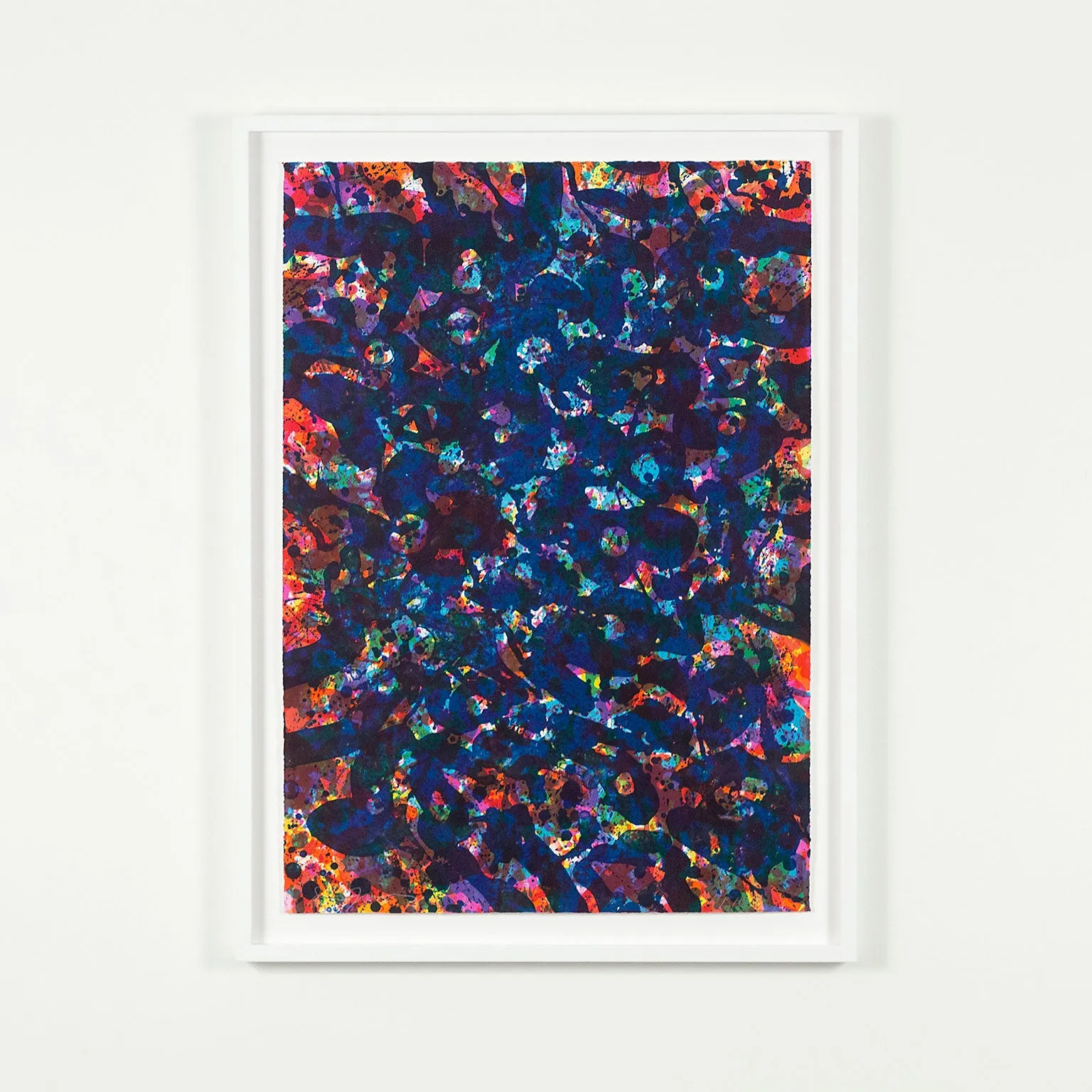 SAM FRANCIS "HER BLUE DEEPS" LITHOGRAPH, 1972