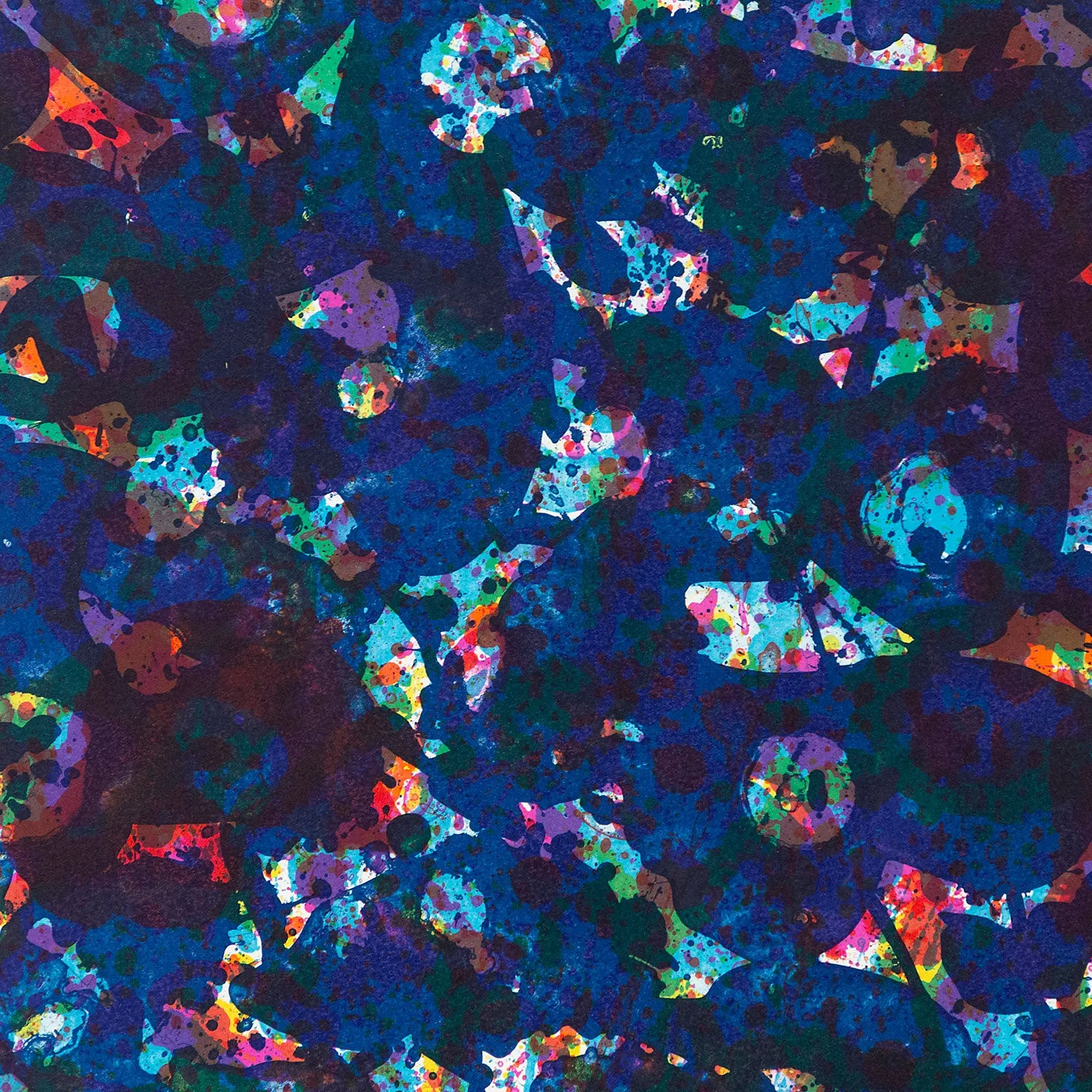 SAM FRANCIS "HER BLUE DEEPS" LITHOGRAPH, 1972