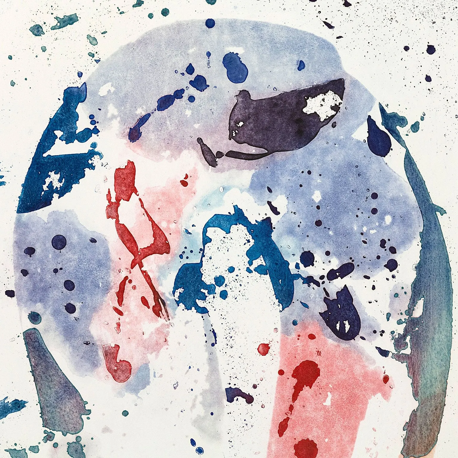 SAM FRANCIS "TALL GROOVE" ETCHING, 1984