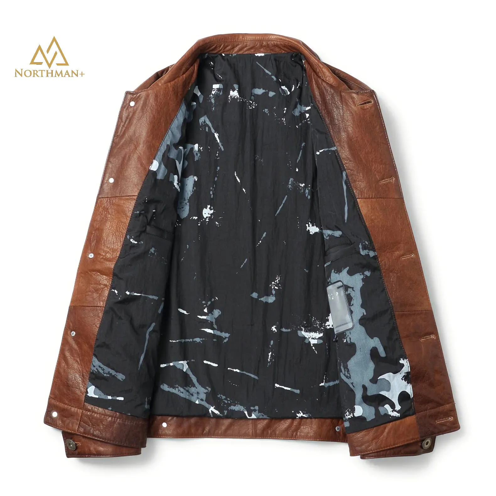 Seargent Field Leather Jacket in Black