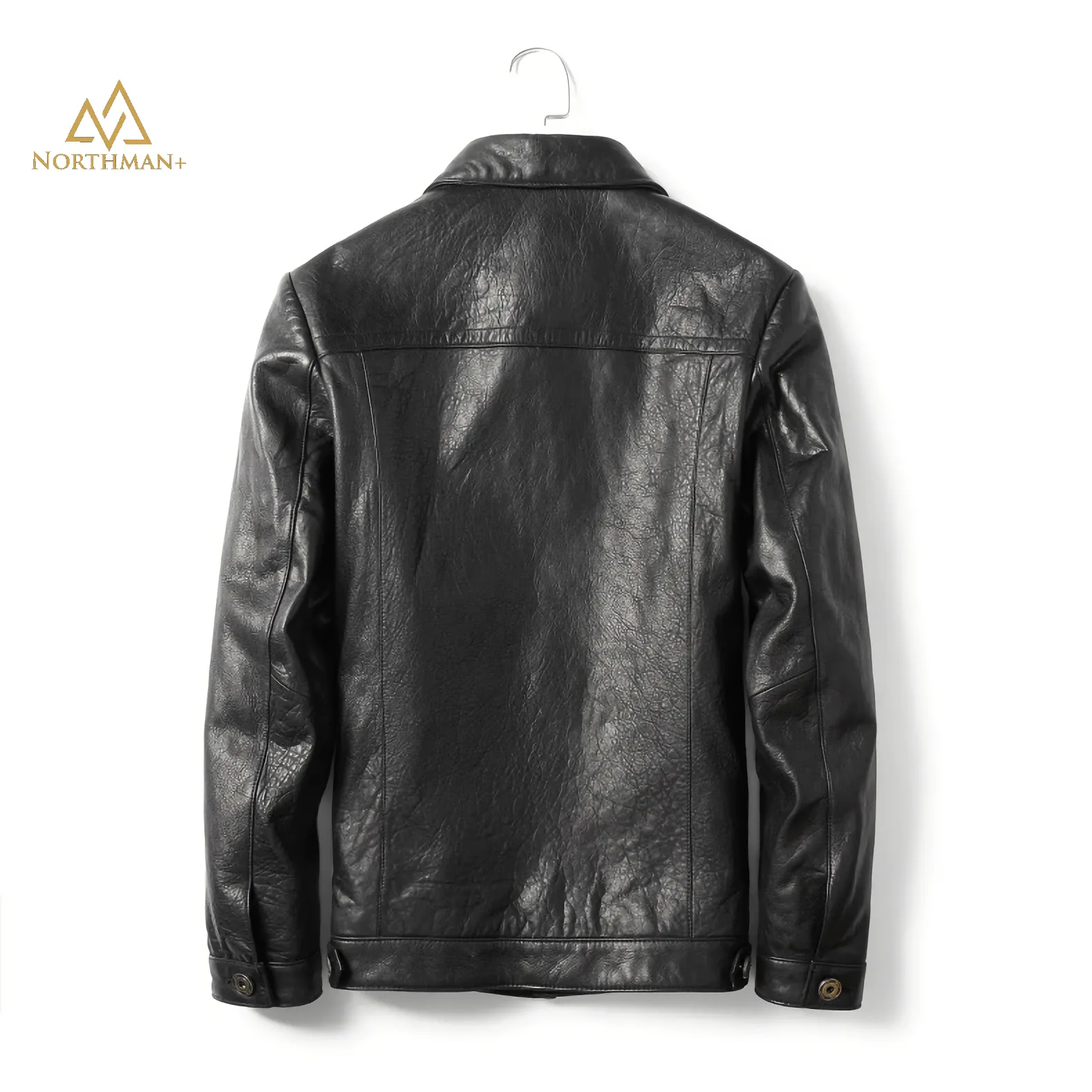 Seargent Field Leather Jacket in Black