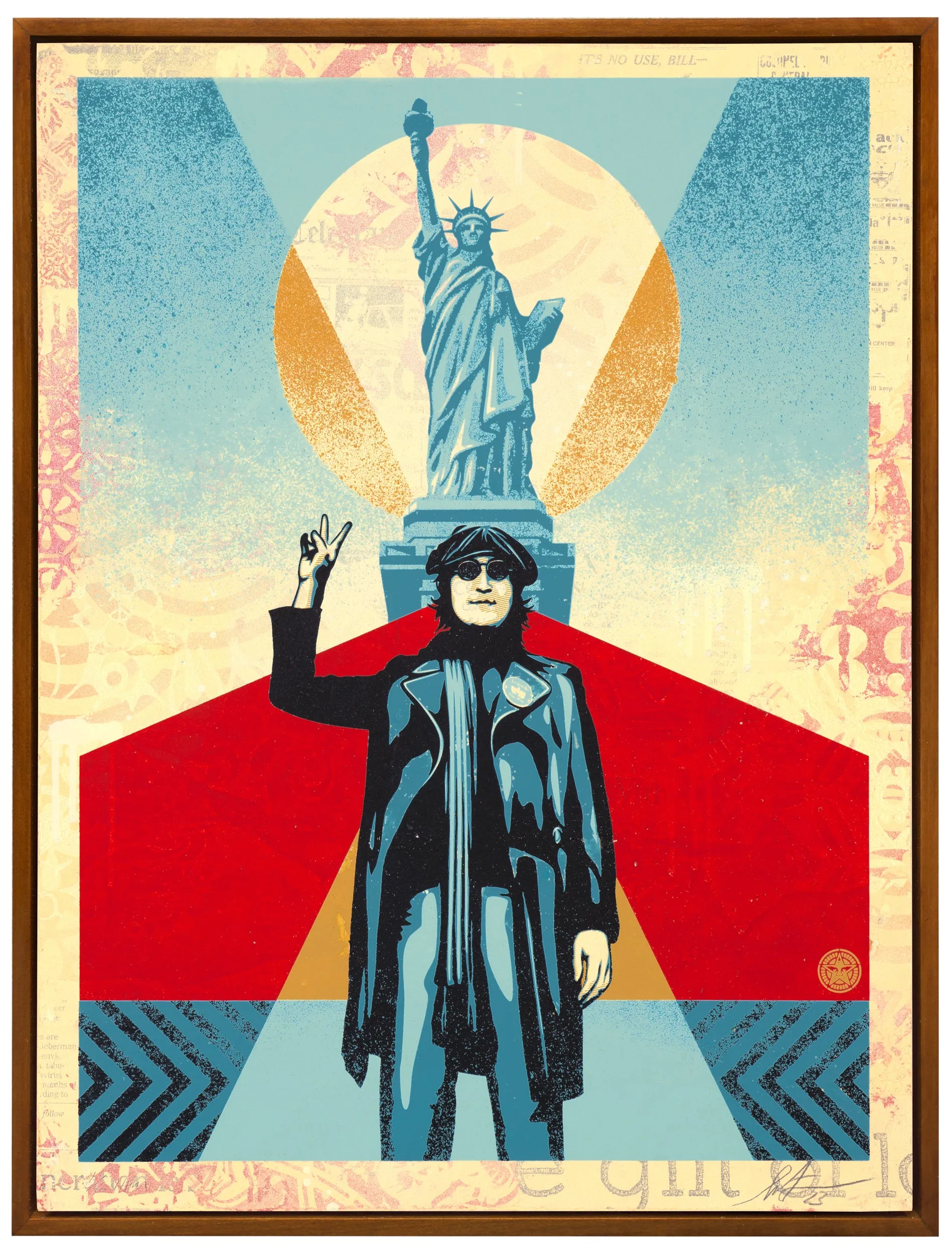 Shepard Fairey | Lennon Peace and Liberty
