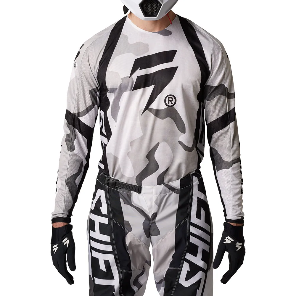 SHIFT WHITE LABEL JERSEY POSN CAMO [WHITE CAMO]