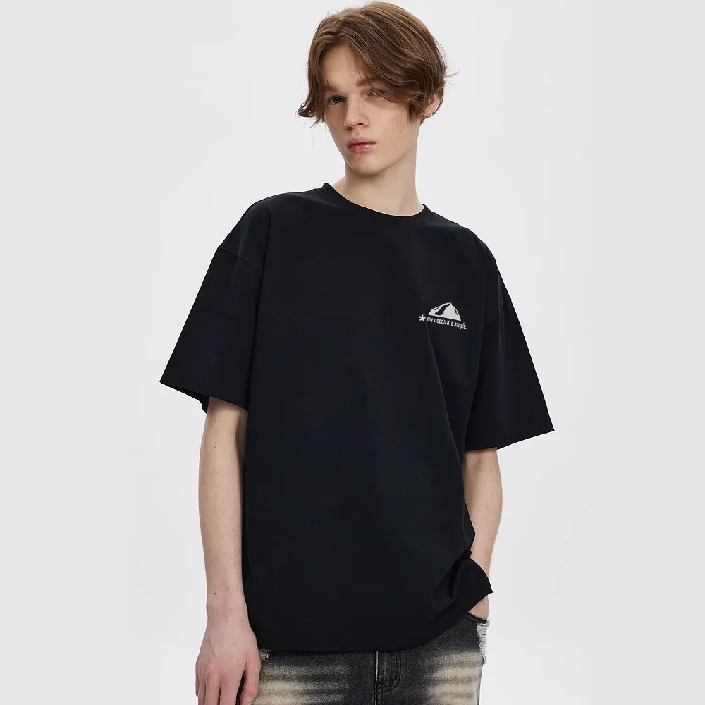 Simple Black And White T-Shirt
