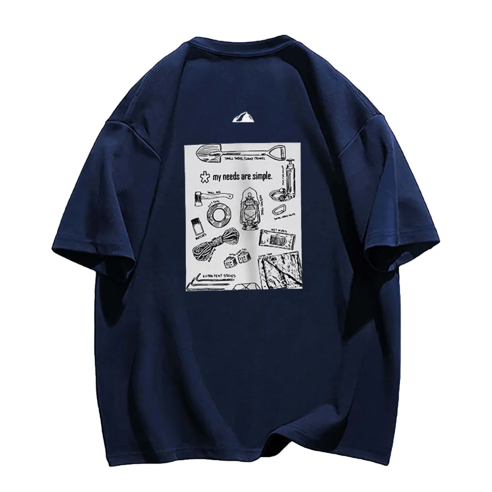 Simple Black And White T-Shirt