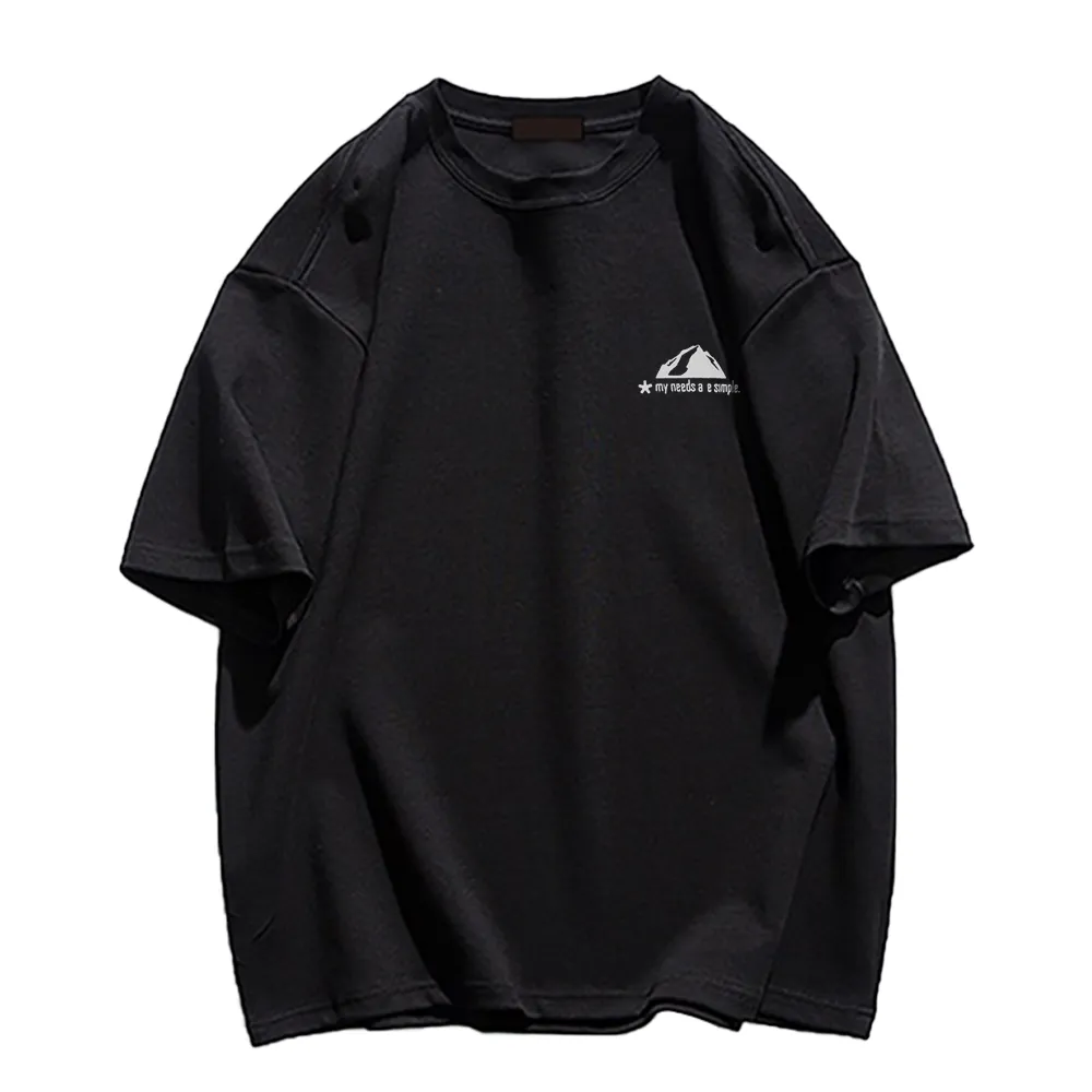 Simple Black And White T-Shirt