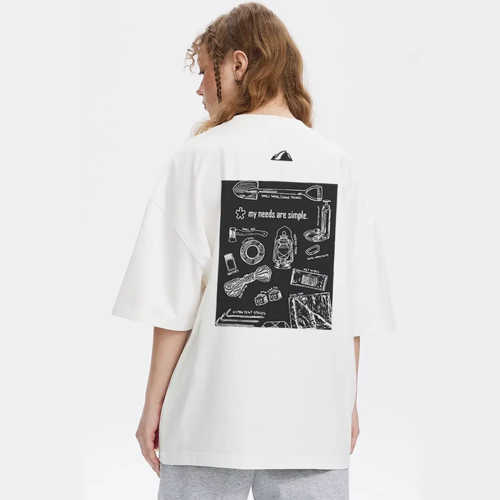 Simple Black And White T-Shirt