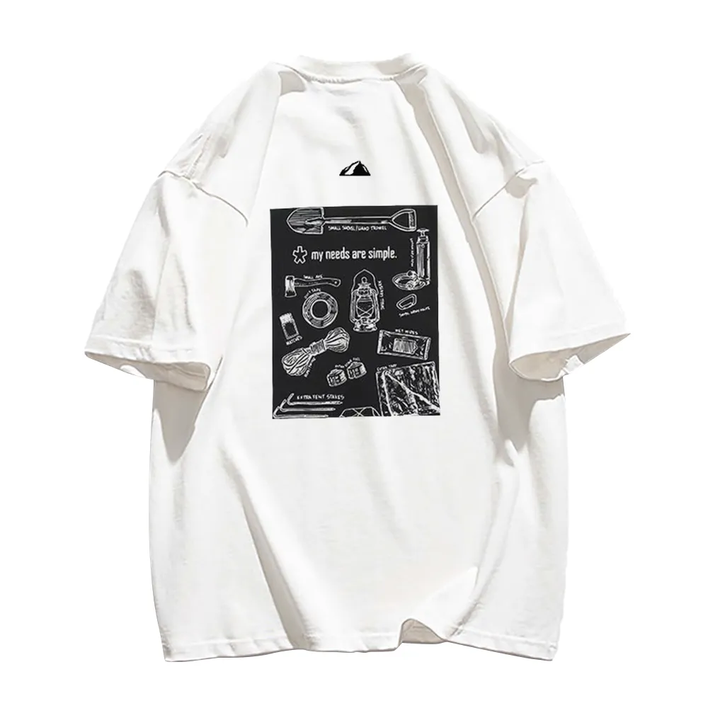 Simple Black And White T-Shirt