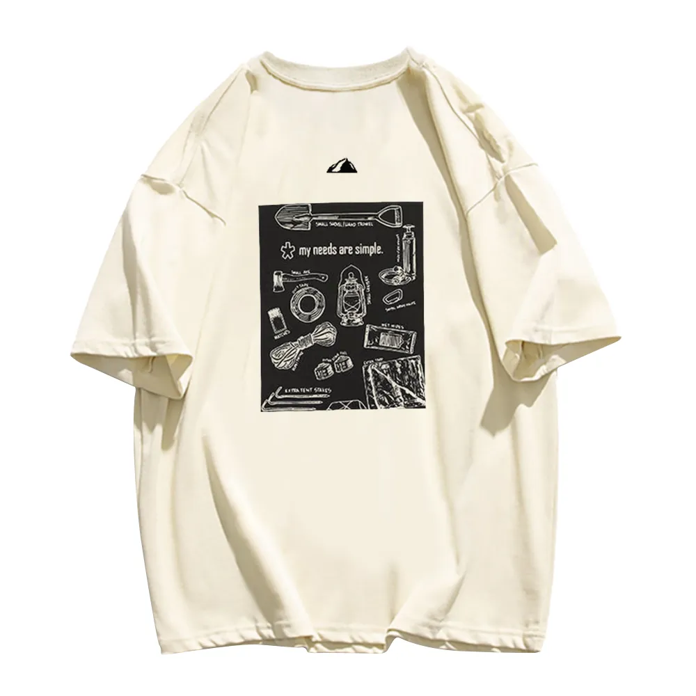 Simple Black And White T-Shirt