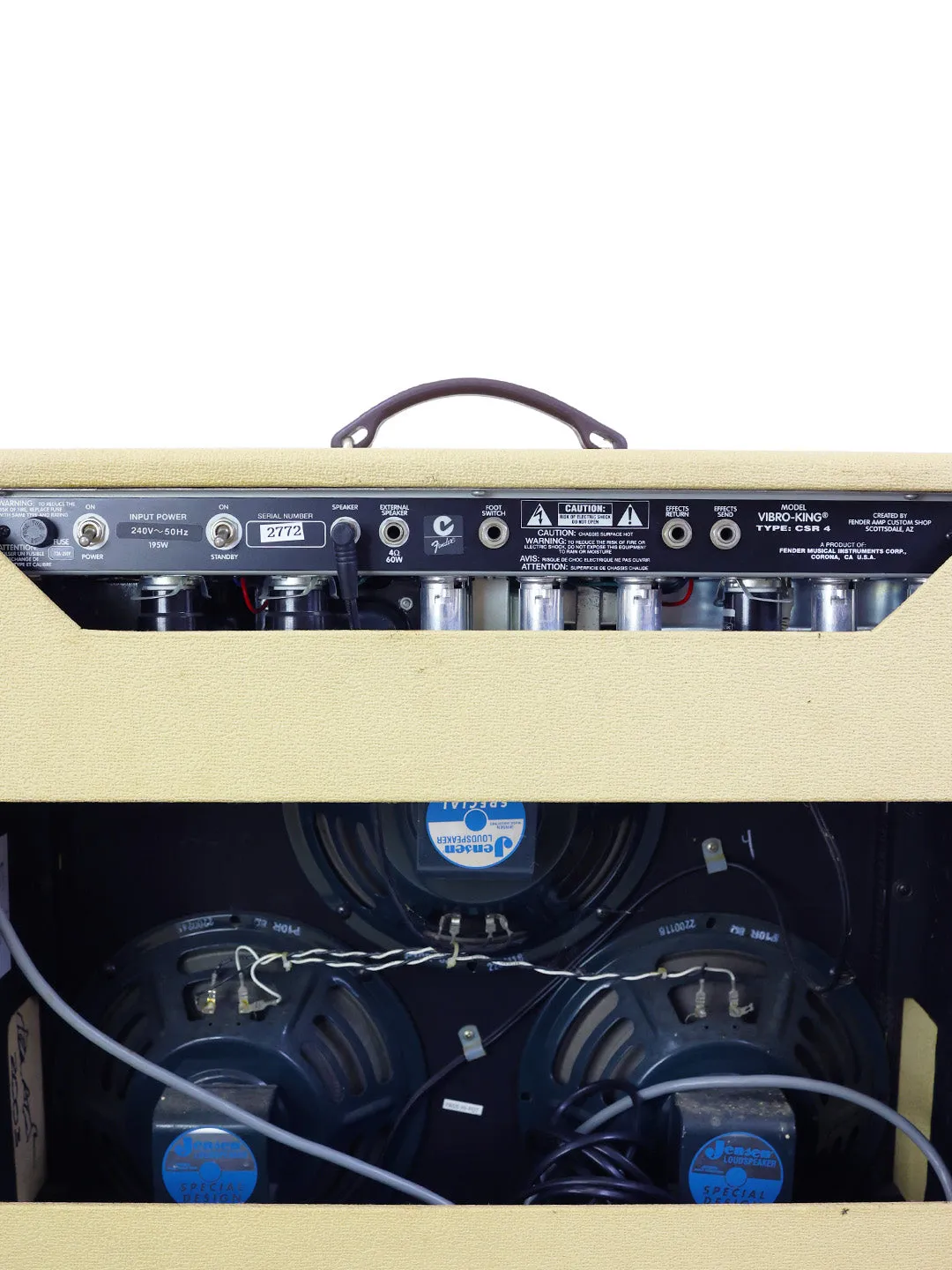 SOLD - Fender Custom Shop Vibro-King Combo Amp – USA 2003