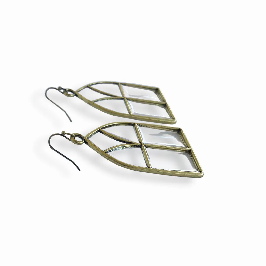 Statement Stained Glass Earrings