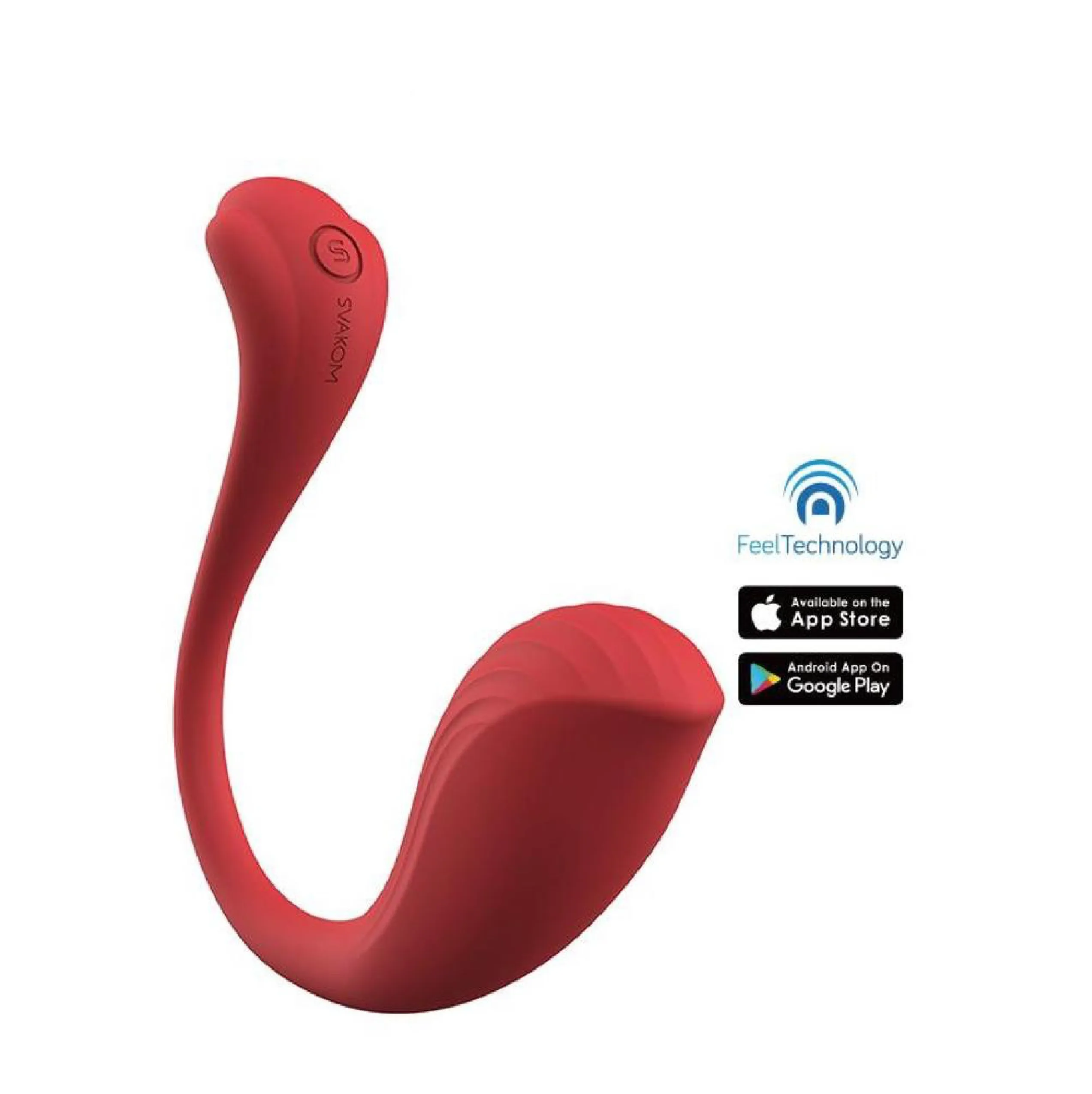 SVAKOM Phoenix Neo 2 Interactive App Controlled Bullet Vibrator - Red