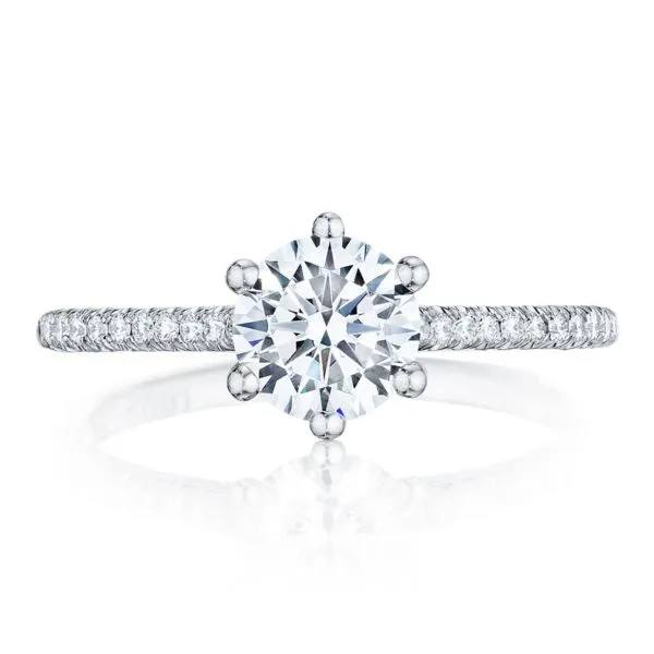 Tacori Pave Diamond Engagement Ring