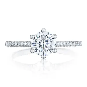 Tacori Pave Diamond Engagement Ring