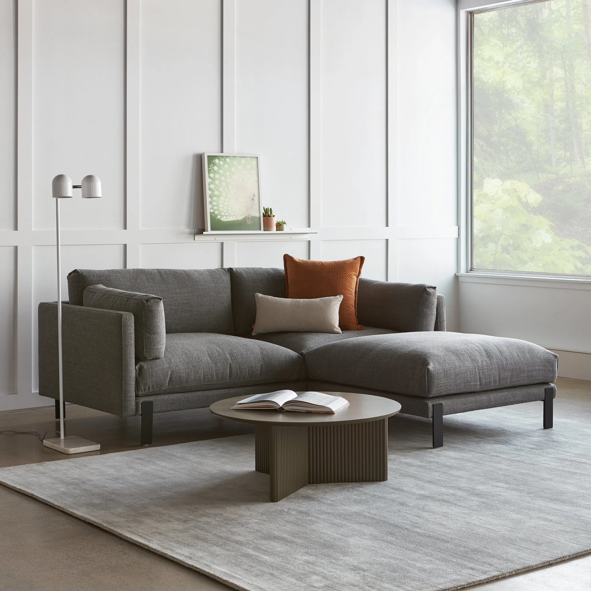 Tandem Floor Lamp | White