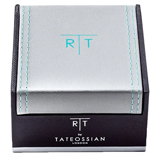 Tateossian Stainless Steel Silver Cable Knot Cufflinks