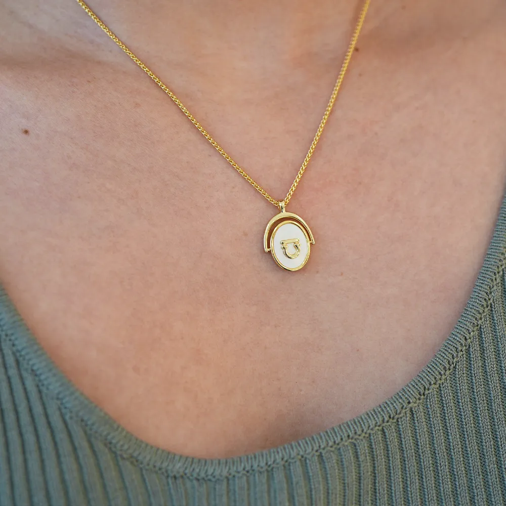 THE ZODIAC SPINNER NECKLACE