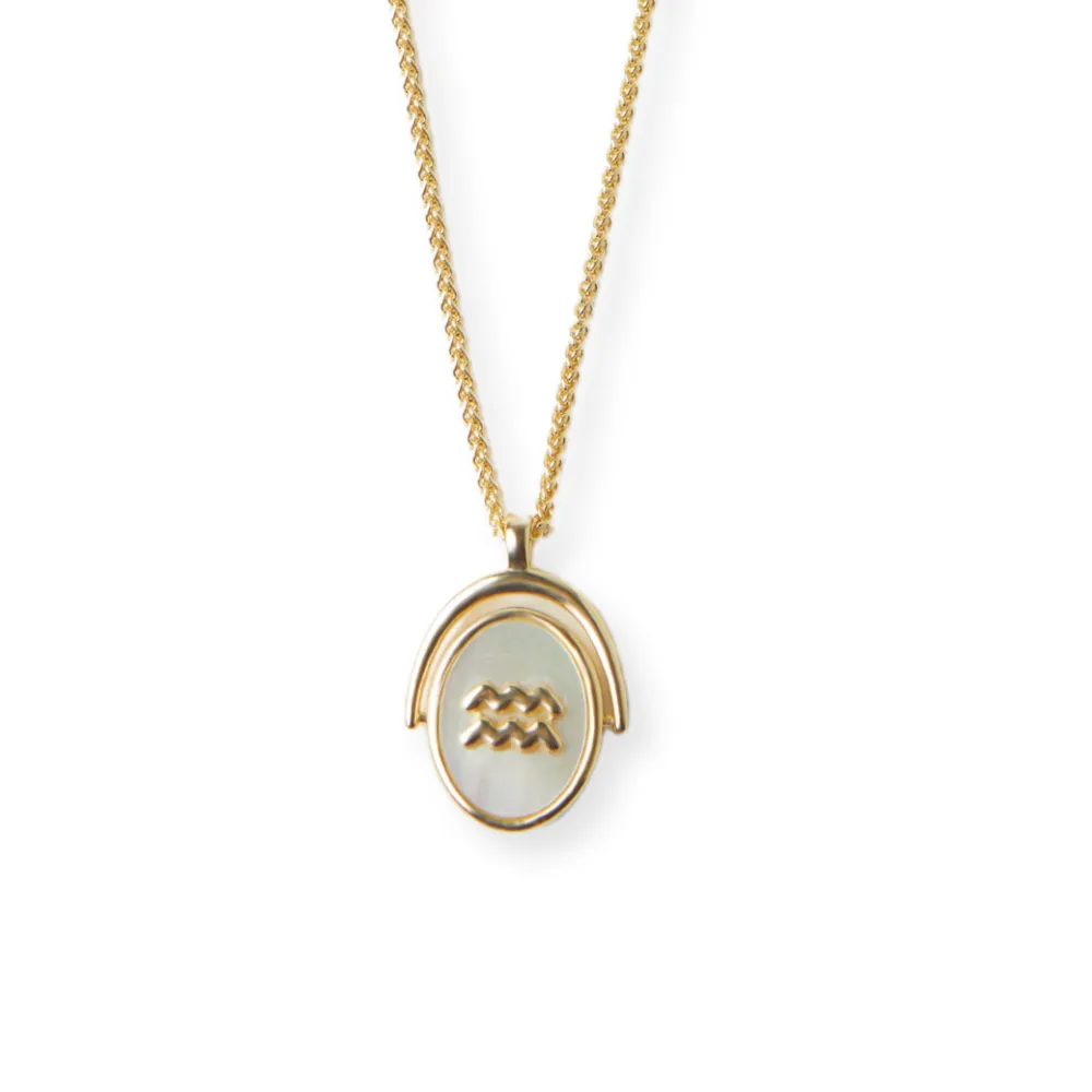 THE ZODIAC SPINNER NECKLACE