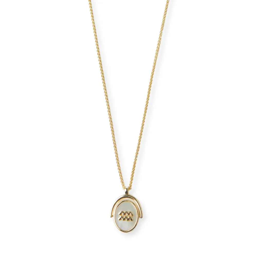 THE ZODIAC SPINNER NECKLACE