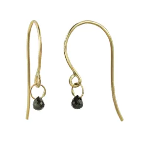 Tiny Black Diamond Constellation Earrings