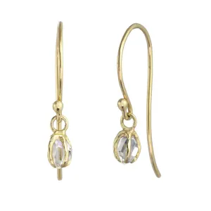 Tiny Herkimer Dangle Earrings