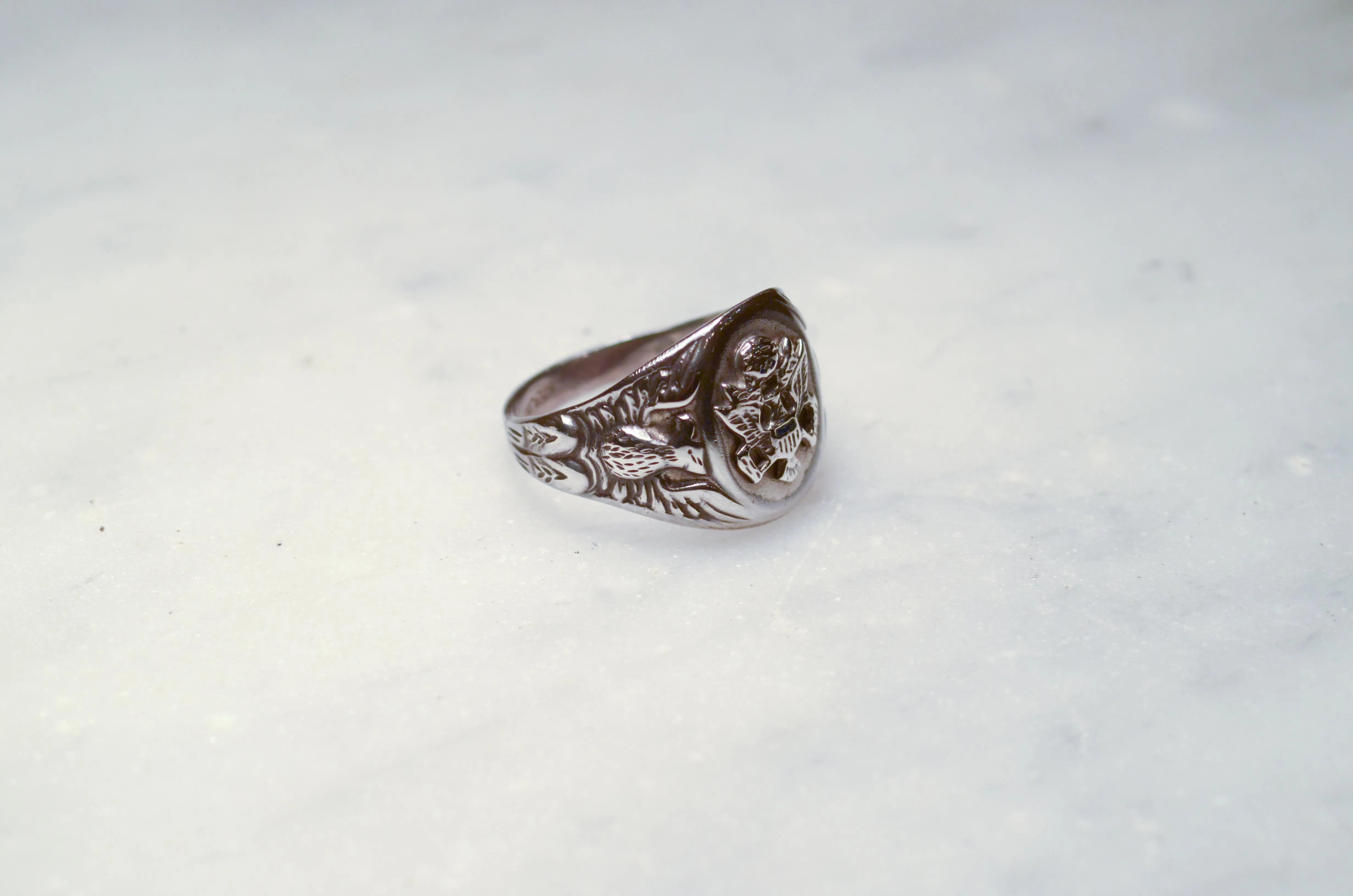US Army Sterling Silver Signet Ring