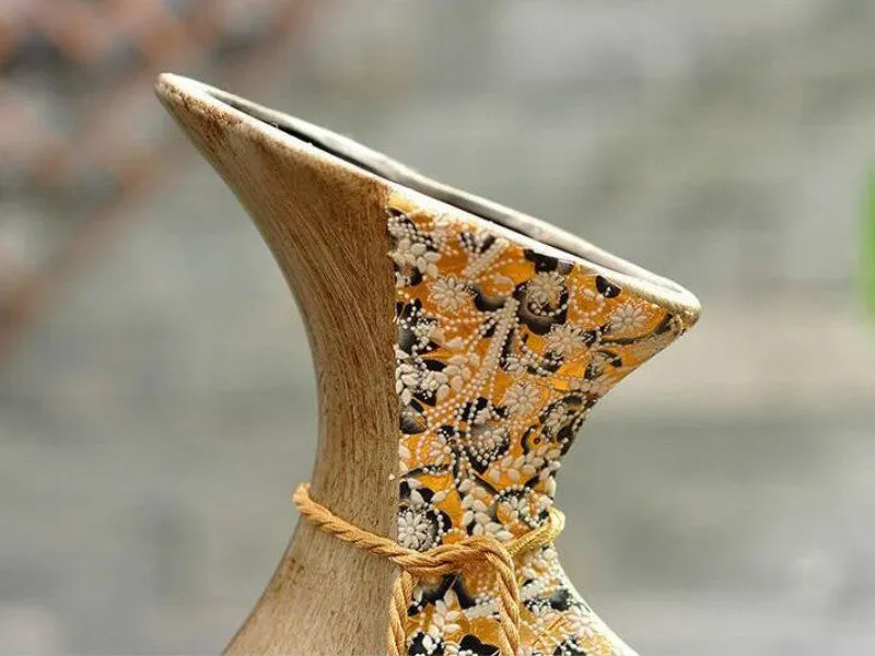 Vintage Collection - Antique Brown Broad Vase