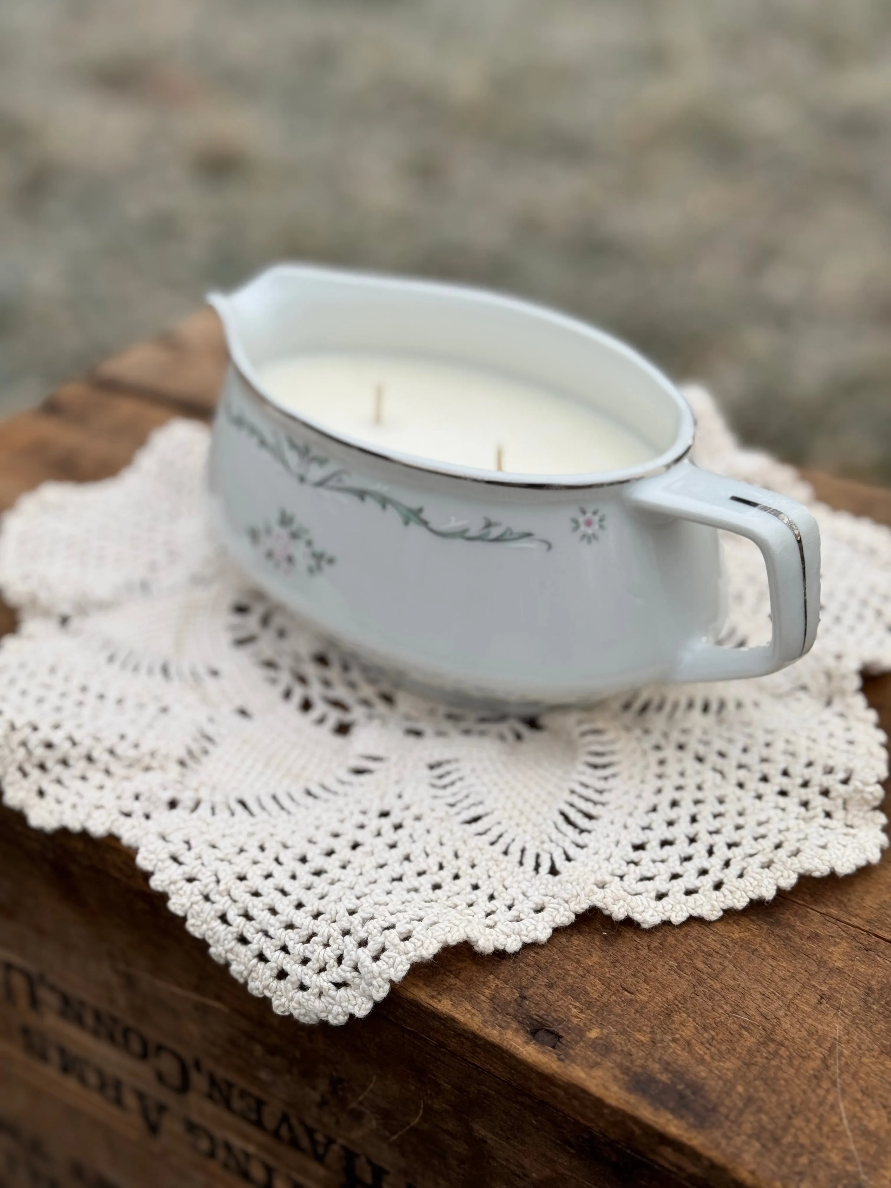 Vintage Vessel Collection ~ Lavender Field 100% Soy Wax Candle