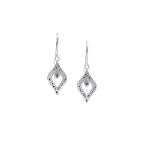 Windows to Paradise Earrings with Sapphire